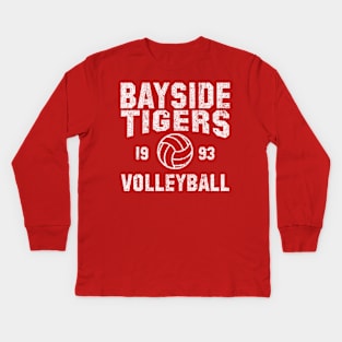 Bayside High Tigers Volleyball Kids Long Sleeve T-Shirt